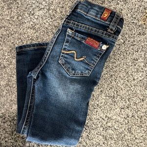 7 for all mankind skinny jeans 3T